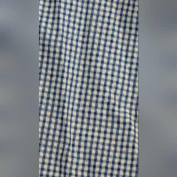 Classic Blue Checkered Men's Shirt - Picture 4 of 5
